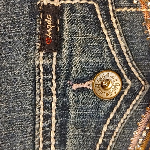 Angels Western Embroidered Flare Jean - Picture 11 of 12